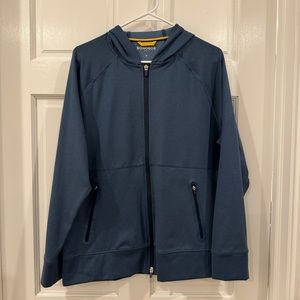 Bonobos Elements Full Zip Hoodie (Naval Blue)